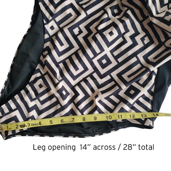 NWT Eomenie Tummy Control One Piece Swimsuit Slimming Lace Up Bathing Suit L - Picture 13 of 14